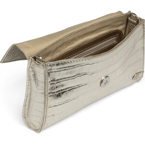 DEPECHE. shampanjanvärinen clutch -kirjekuorilaukku