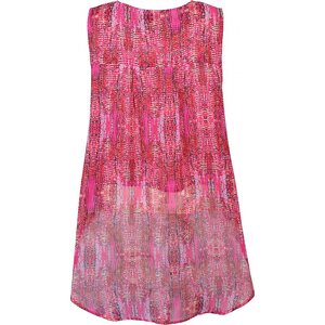 Ze-Ze White sleeveless lace top
