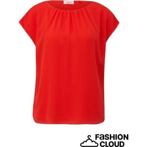 S. Oliver pour femmes Rouge vif sifonkipaita