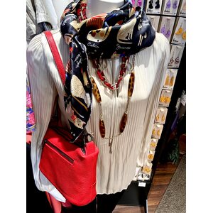 S. Oliver pour femmes beige pliseerattu paita