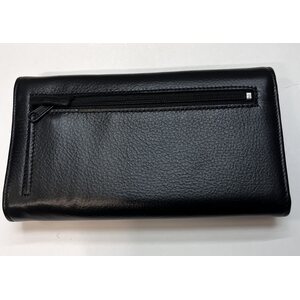 Черный leather phonebag