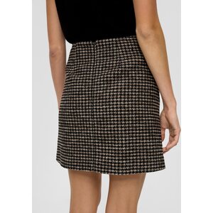 S. Oliver lyhyt kukonaskelkuvioitu wool blend puolihame
