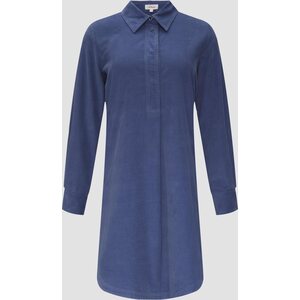 S. Oliver blue vakosamettimekko