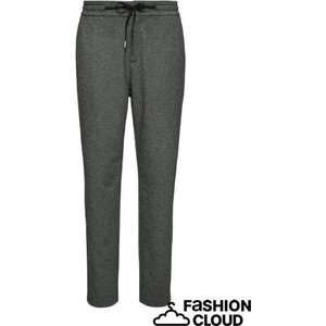 S. Oliver mustavalkoiset joggins pantalons kiristysnauhalla