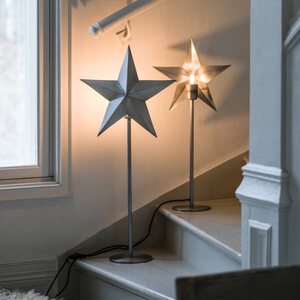 Riverdale hopeanvärinen 星 金属 valaisin