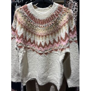 Halvány islantilaistyylinen neulepusero