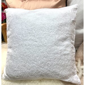 Arte Pura hvid frotee tyynynpäällinen