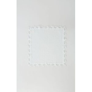 Arte Pura Tan-Off White pöytäliina pitsillä, 60 * 60 cm
