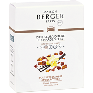 Maison Berger autoraikastimen täyttöpakkaus amber powder