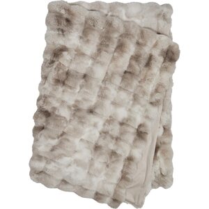 Skinnwille vaalea beige tekoturkispeitto Misty