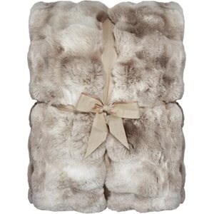 Skinnwille vaalea beige tekoturkispeitto Misty