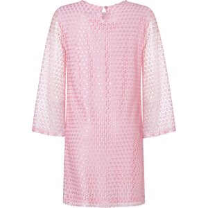 Ana Alcazar vaaleanpunainen pitsimäinen mekko