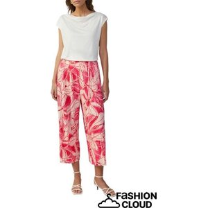 S. Oliver pour femmes pinkkikukalliset lyhyet culottes pantalons