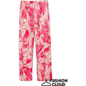 S. Oliver pour femmes pinkkikukalliset lyhyet culottes pantalons
