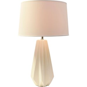 Cote Table Ceramic matt white lamp, 62.5 cm
