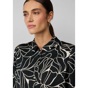 S. Oliver Black & White juhlava paitapusero