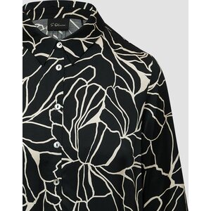 S. Oliver Black & White juhlava paitapusero