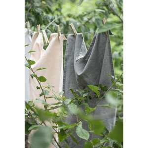 Ib Laursen grijs pellavapyyhe Freja, 50 * 70 cm