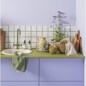 Ib Laursen vihertävänharmaa pellavapyyhe Freja, 50 * 70 cm
