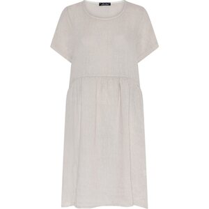 Marc Lauge Sleeveless roze en oranje kleur dress