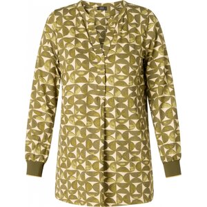 Yesta Red patterned cotton dress