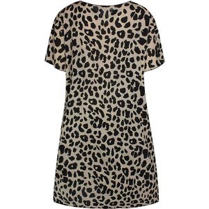 Ze-Ze kevyt beige leopardi mekko