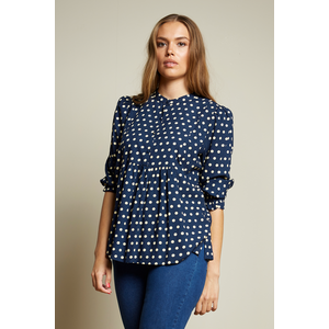 Ze-Ze Donkerblauw zomer paita Dottie