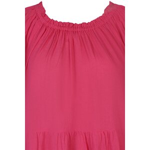 Ze-Ze vadelmanpunainen kevyt Lucia tunika