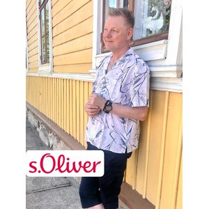 S. Oliver miesten tummansiniset reisitaskuhousut
