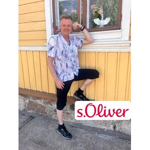 S. Oliver miesten tummansiniset reisitaskuhousut