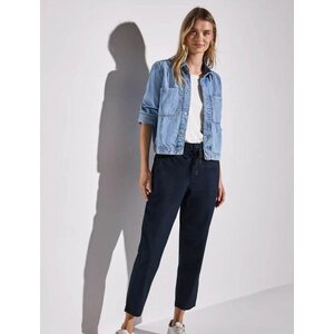 Street One tummansiniset cargo pants pants