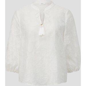 S. Oliver juhlava Tan-Off White paita