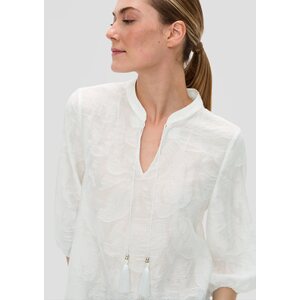 S. Oliver juhlava Tan-Off White paita