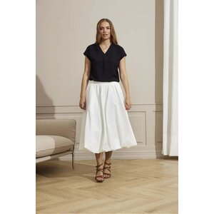 Ze-Ze White sleeveless lace top