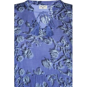 Ze-Ze vaaleansininen kukallinen mekko Joella