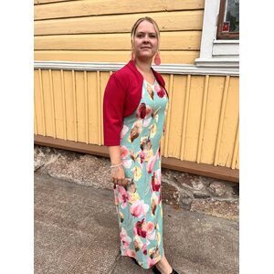 Niccolei kukallinen pellavamekko Nikki
