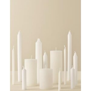 Ib Laursen blanco rustiikki kynttilä, 7 * 10 cm