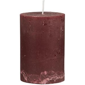 Ib Laursen burgundy rustiikki kynttilä, 7 * 10 cm
