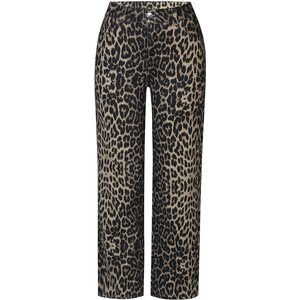 Ze-Ze women's Ruby leopardi pants leveällä lahkeella