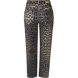 Ze-Ze women's Ruby leopardi pants leveällä lahkeella