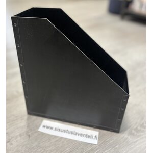 Black säilytyskotelo lehdille tai papereille