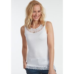 Cream hihaton pitsitoppi Florence