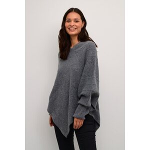 Cream harmaa Holiday neuleponcho