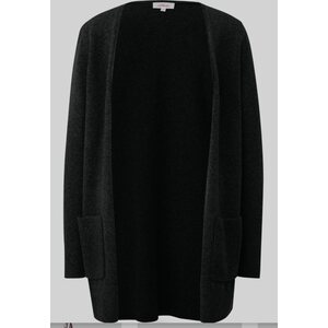 S. Oliver musta naisten keskipitkä neuletakki