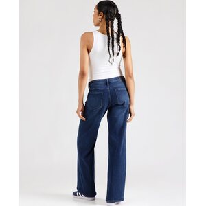 S. Oliver naisten tummansiniset Suri farkut leveällä lahkeella