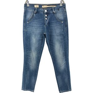 Denim Hunter tummansiniset kapealahkeiset naisten farkut, Barbara