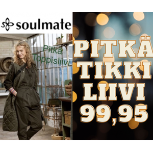 Soulmate sammalenvihreä ohut toppaliivi