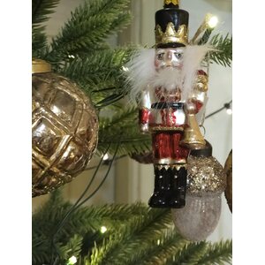Shishi σετ of three γυαλί nutcracker ornaments