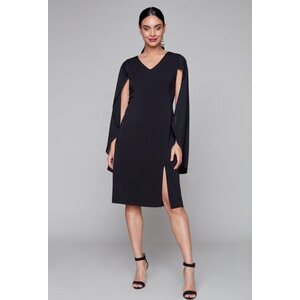 Compli K black juhlamekko sifonkihihakkeilla