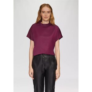 S. Oliver purppuranvärinen naisten satiinipusero